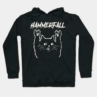 hammerfall and the cat Hoodie